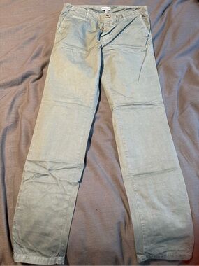 Cuisse de Grenouille France Sage Green Slim Fit Pants Chinos 33